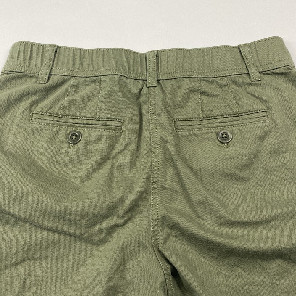 Talbots Green Roll Tab Cuffed Hem Chino‎ Shorts Sz 2 Cotton Lyocell LINEN Blend - Picture 9 of 9